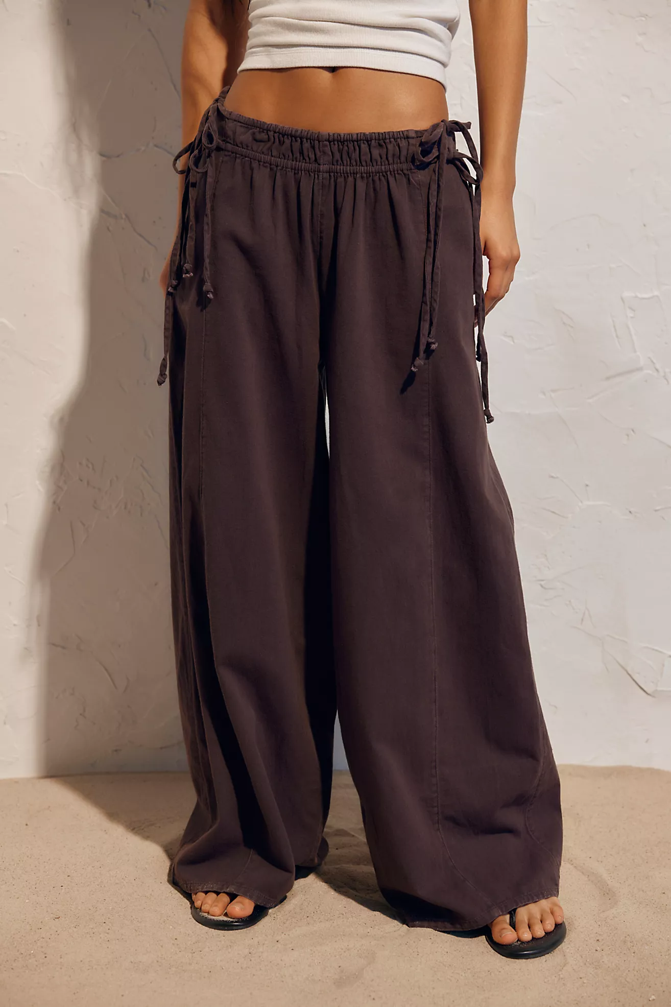 Sun Dazed Cotton-Linen Striped Pants (Buy 2 Free Shipping)