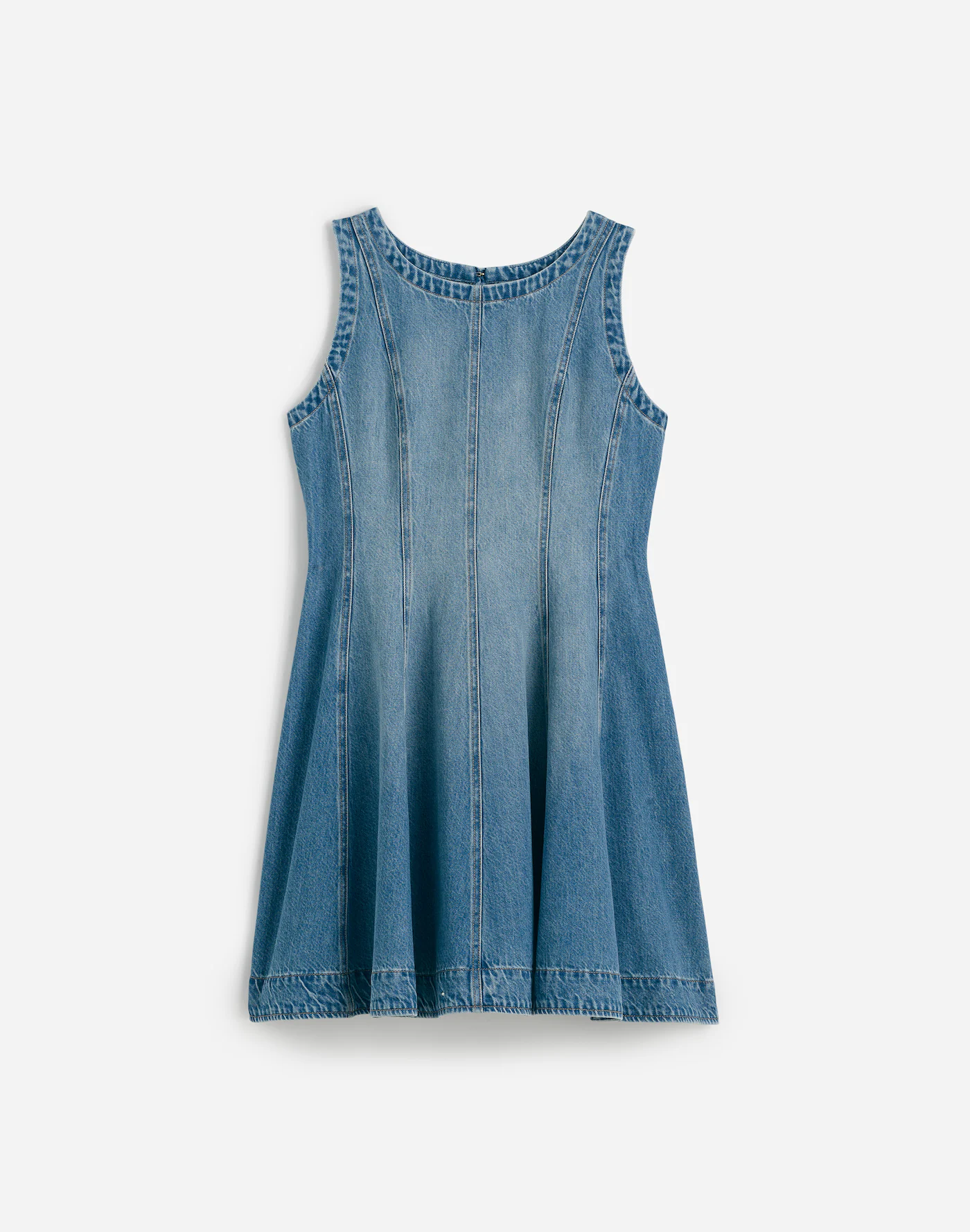 Circle Mini Airy Denim Dress (Buy 2 Free Shipping)