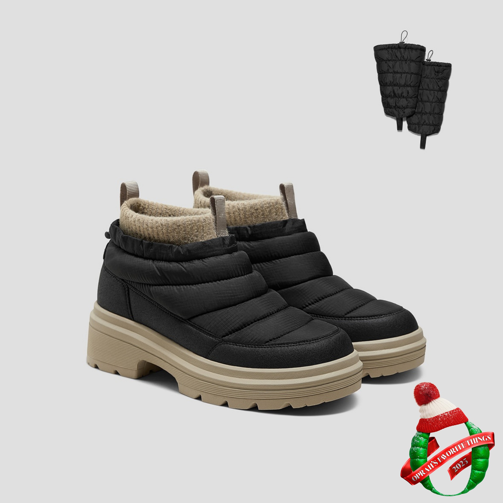 2-in-1 Detachable PufferTherm Warm Boots (Free Shipping)