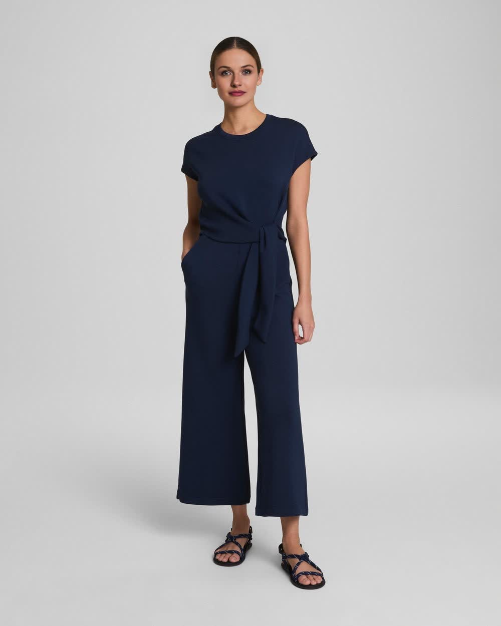 Tie-Waist Jumpsuit