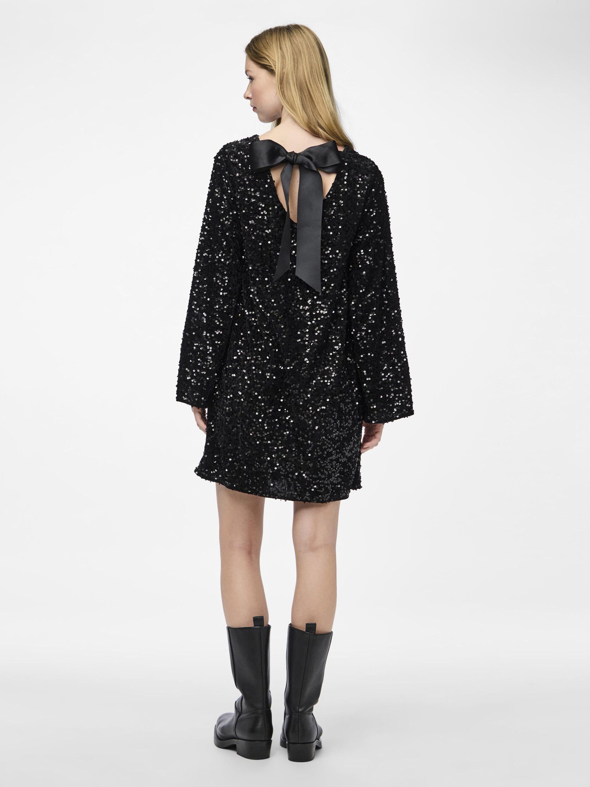 Sequined Tie-back Dress (Buy 2 Free Shipping)