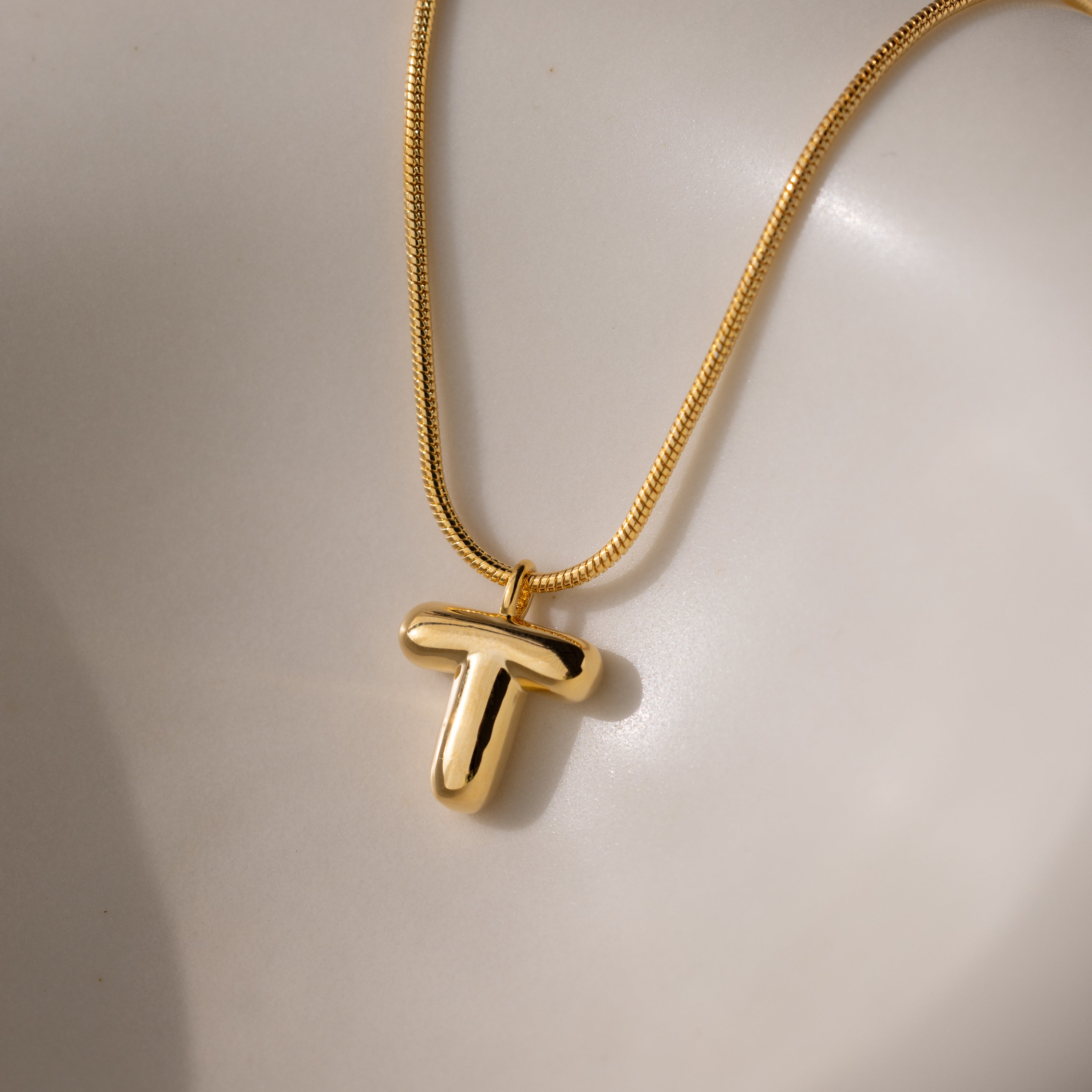 ??Bubble Letter Necklace