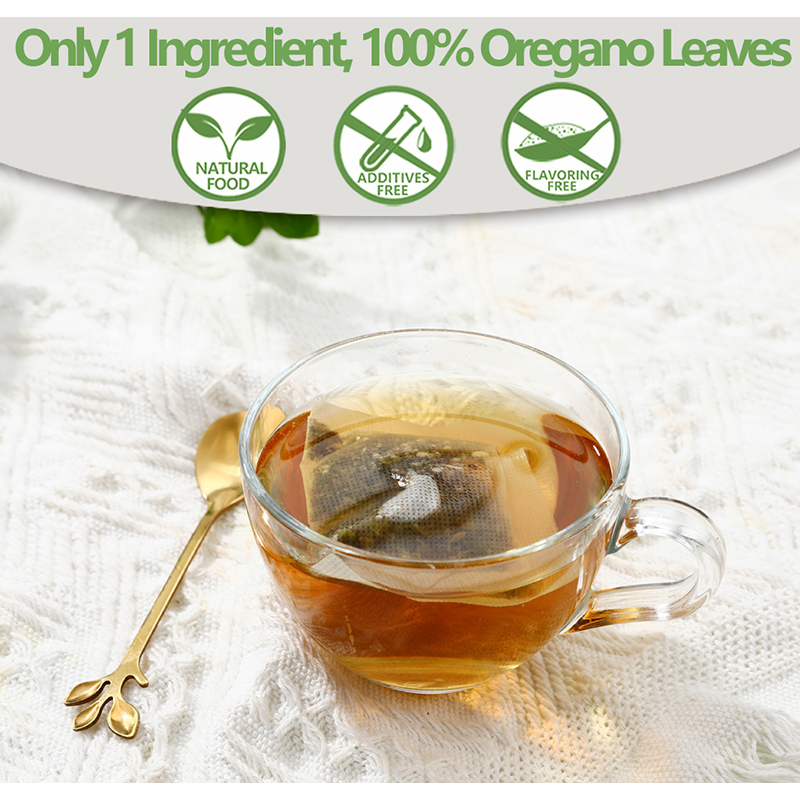 Premium 50 Oregano Tea Bags, Made with 100% Natural Oregano Leaves, No Additives & Caffeine Free.