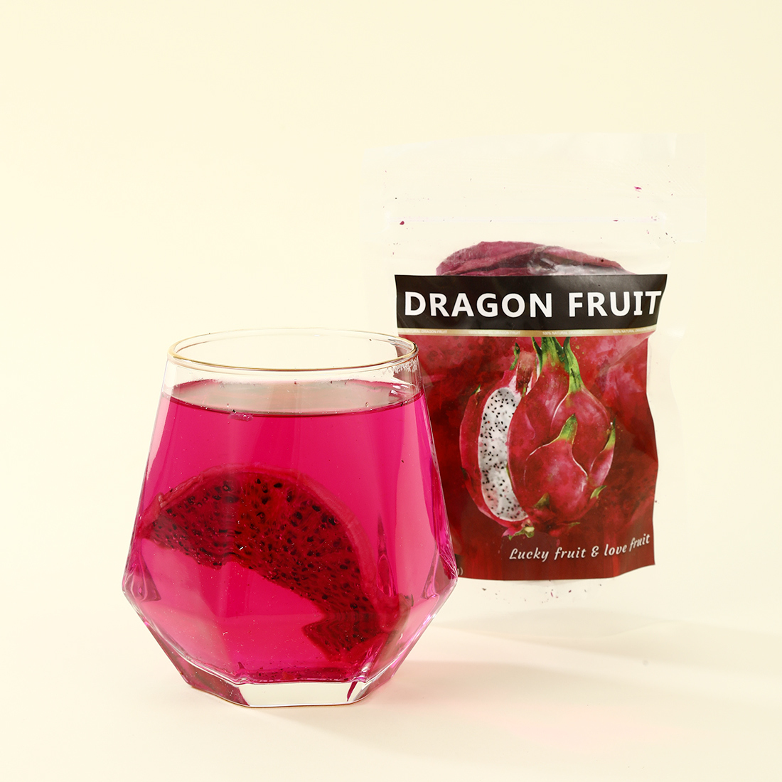 Premium Fruit Tea 6Oz (1Oz × 6), with Dried Lemon Slices, Orange Slices, Pineapple, Passion Fruit, Peach, Dragon Fruit, 100% Natural Fruit.