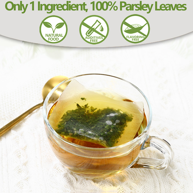 Premium 60 Parsley Tea Bags, Made with 100% Natural Parsley Leaves, Caffeine Free & No Additives.
