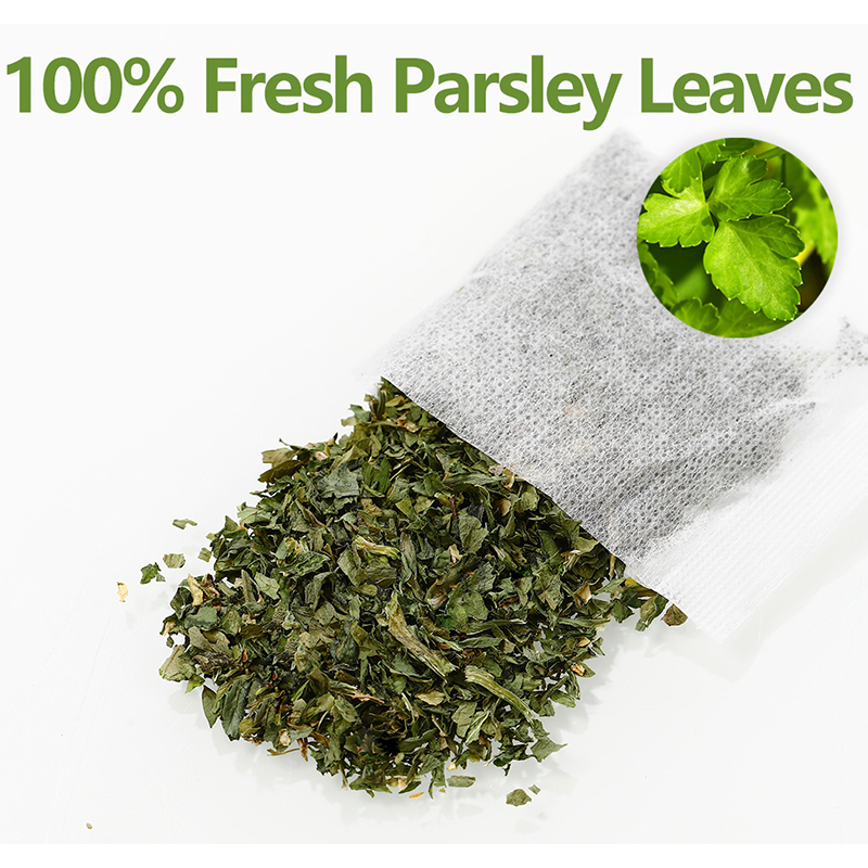 Premium 60 Parsley Tea Bags, Made with 100% Natural Parsley Leaves, Caffeine Free & No Additives.