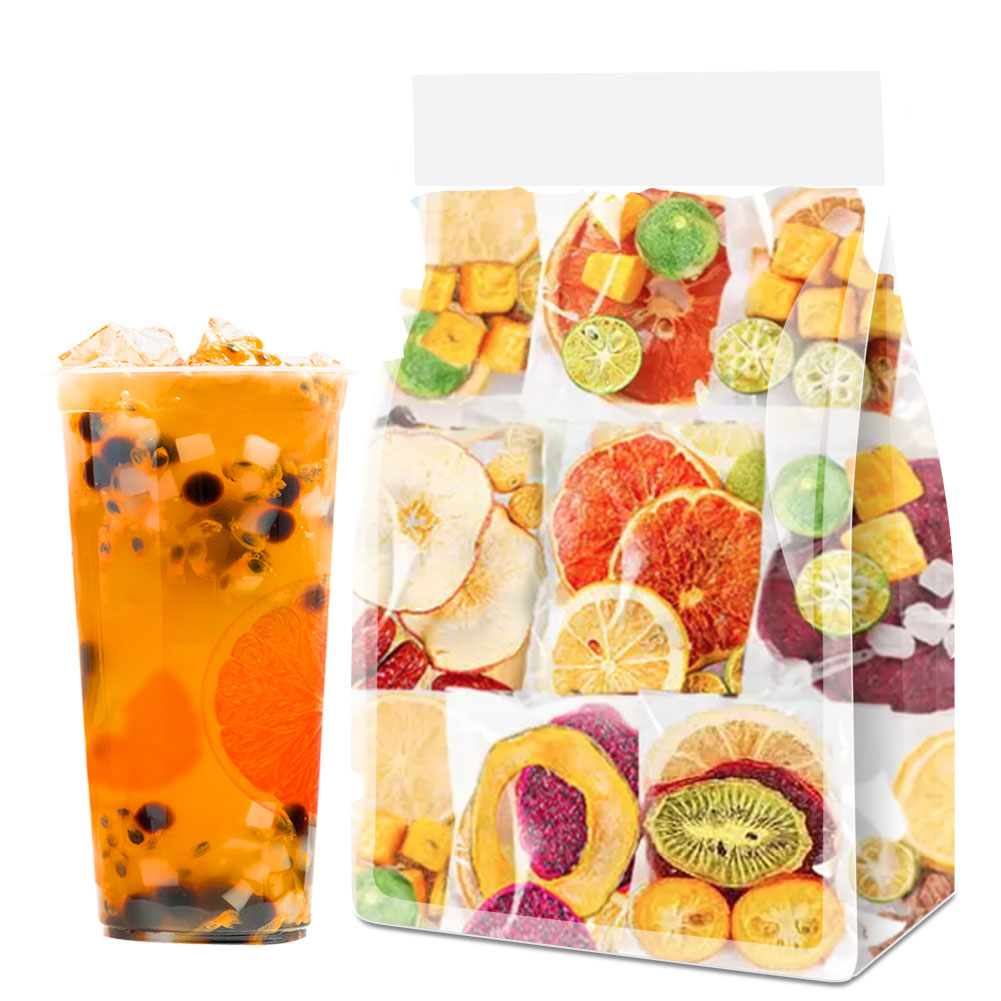 Premium 15 Favors Fruit Tea 5.3Oz/150g, Combination of Dried Lemon slices, Dried Orange, Dried Pineapple, Passion Fruit, Apple, Pear, Dragon Fruit.