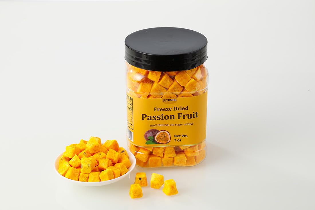 Premium Freeze Dried Passion Fruit 7 Oz/199g,Frozen Passion Fruit
