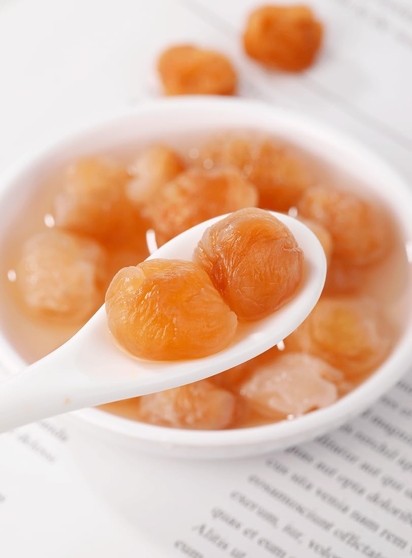Premium Dried Longan Fruit 9 Oz/256g,Selected Longan Fruit,100% Natural, No Sugar Added & No Additive.-Ultra Herb Tea
