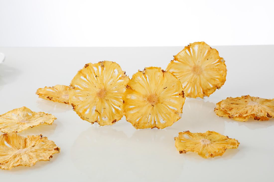 Premium Dried Pineapple 5 Oz/142g,Dehydrated Pineapple Slices,100% Natural,No Sugar Added & No Additives.-Ultra Herb Tea