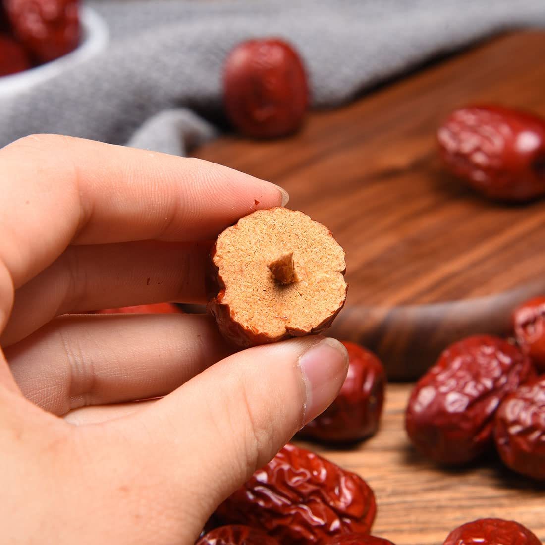 Premium Jujube Red Dates 1LB/453g,Selected Dried Fruit,Big & Delicious,100% Natural -Ultra Herb Tea