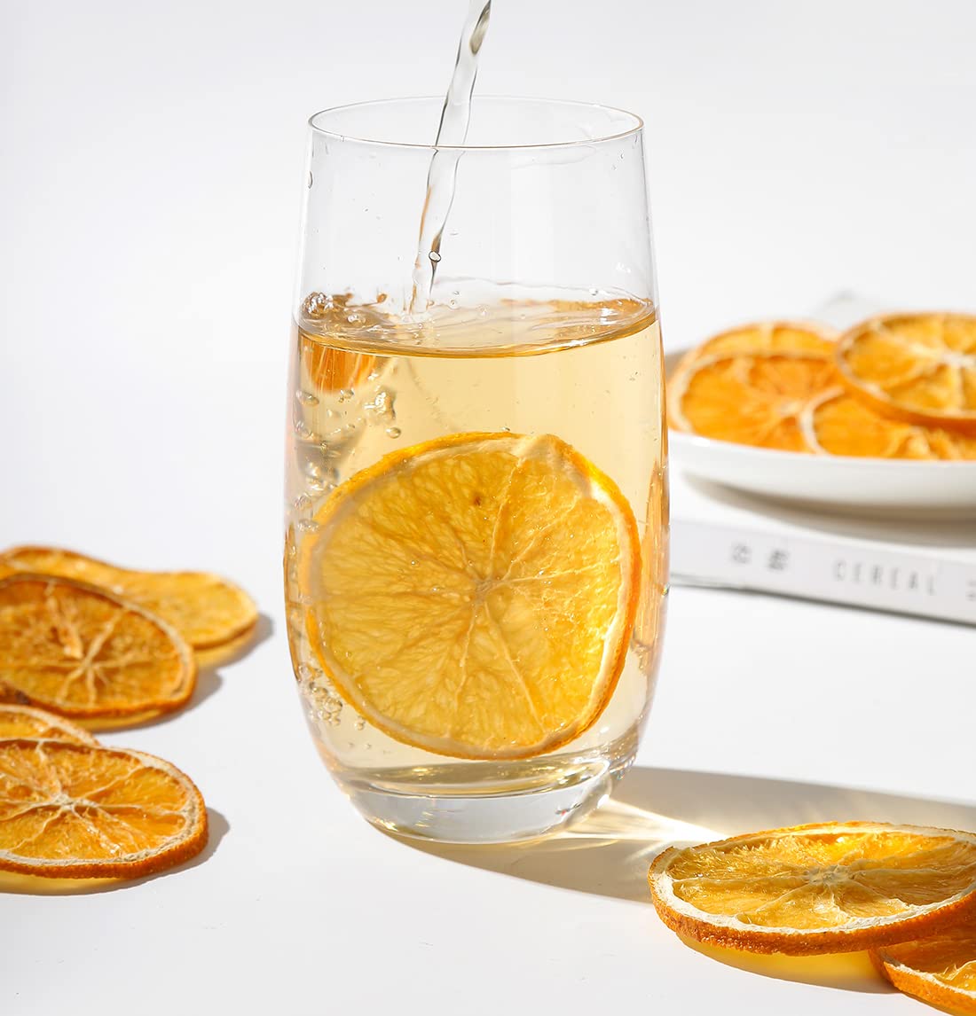 Premium Dried Orange Slices 5 Oz/142g,Dehydrated Dried Oranges.100% Natural & No Additives,No Sugar Added.-Ultra Herb Tea