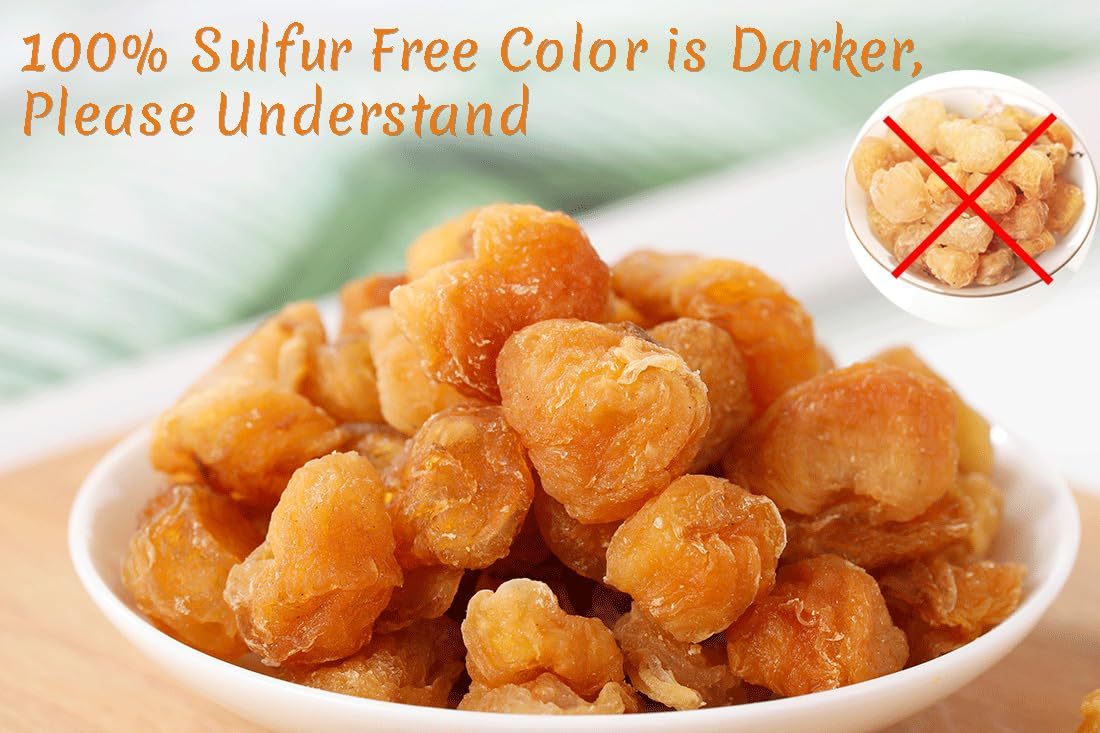 Premium Dried Longan Fruit 9 Oz/256g,Selected Longan Fruit,100% Natural, No Sugar Added & No Additive.-Ultra Herb Tea