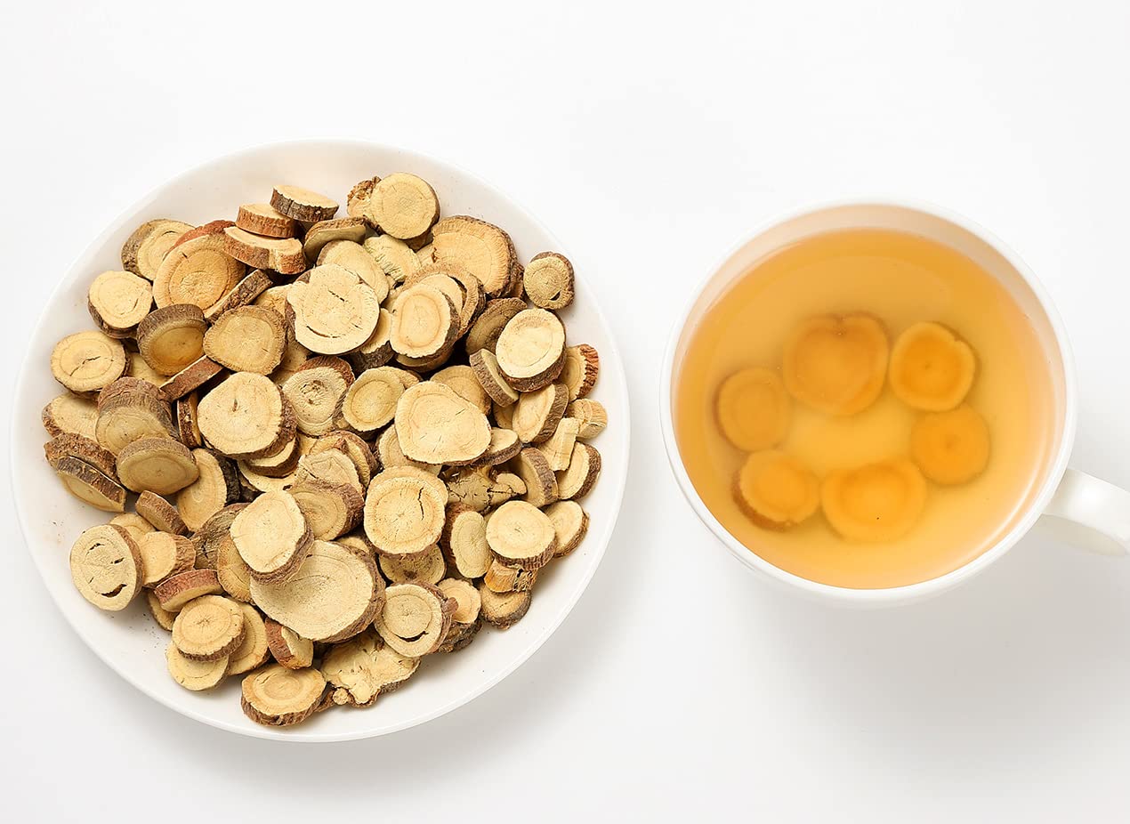 Premium Licorice Root Slices 10 Oz/283g,Cut and Sifted,100% Natural Licorice Root Tea-Ultra Herb Tea
