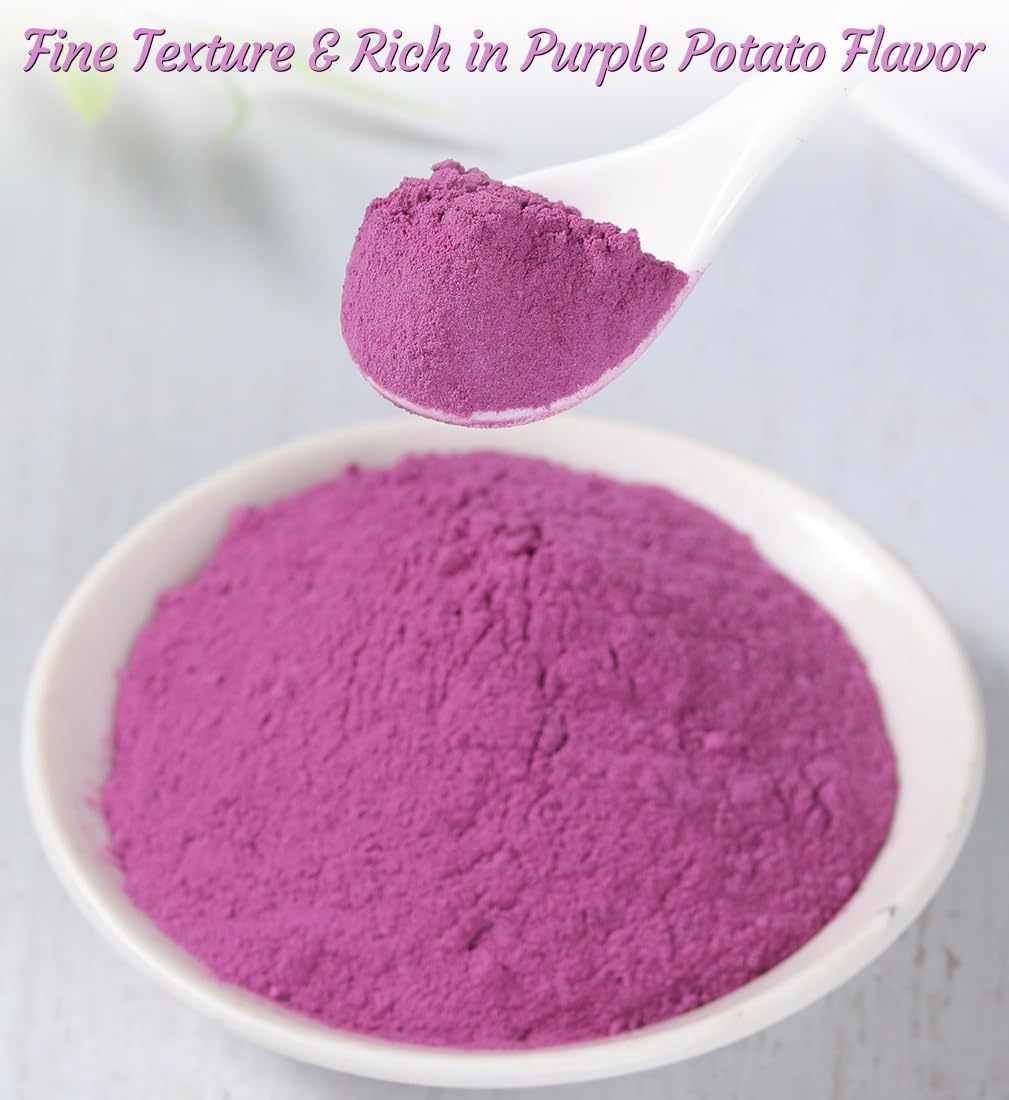 Premium Purple Sweet Potato Powder 1LB/454g,Natural Purple Food Coloring,No Additives & Gluten Free.-Ultra Herb Tea