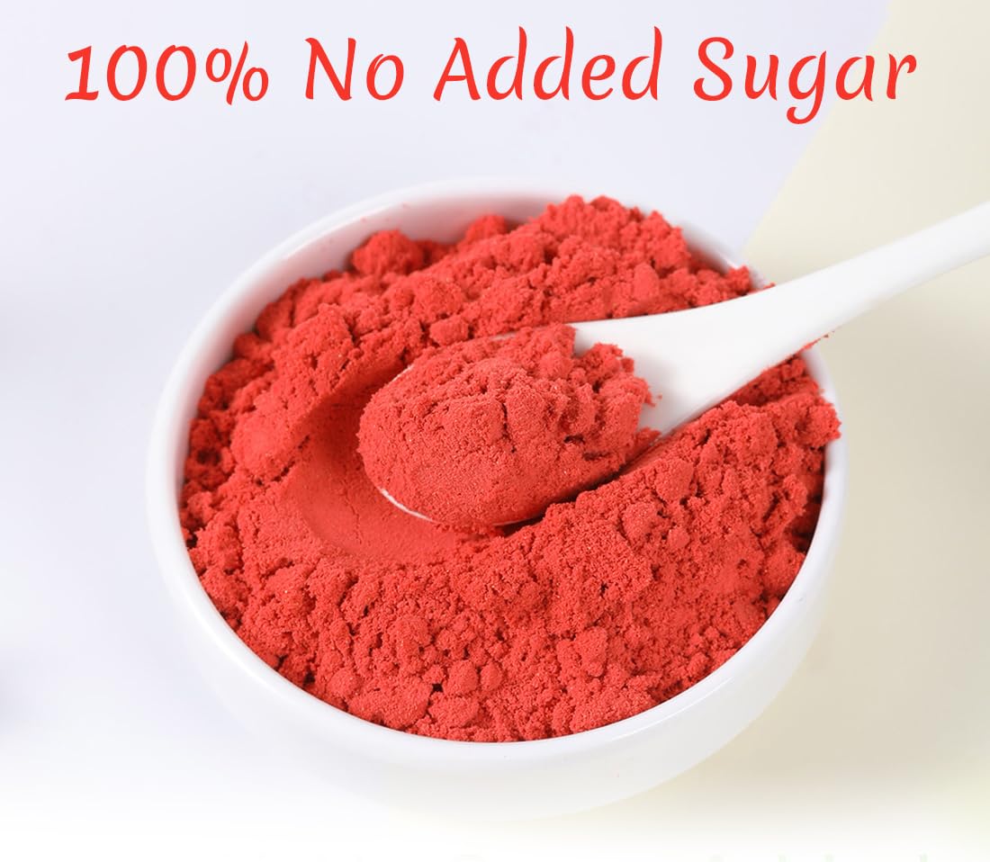 Premium Freeze Dried Strawberry Powder 1LB /453g, 1 Ingredient,No Sugar Added,100% Natural Strawberry Powder for Baking,No Additives.-Ultra Herb Tea