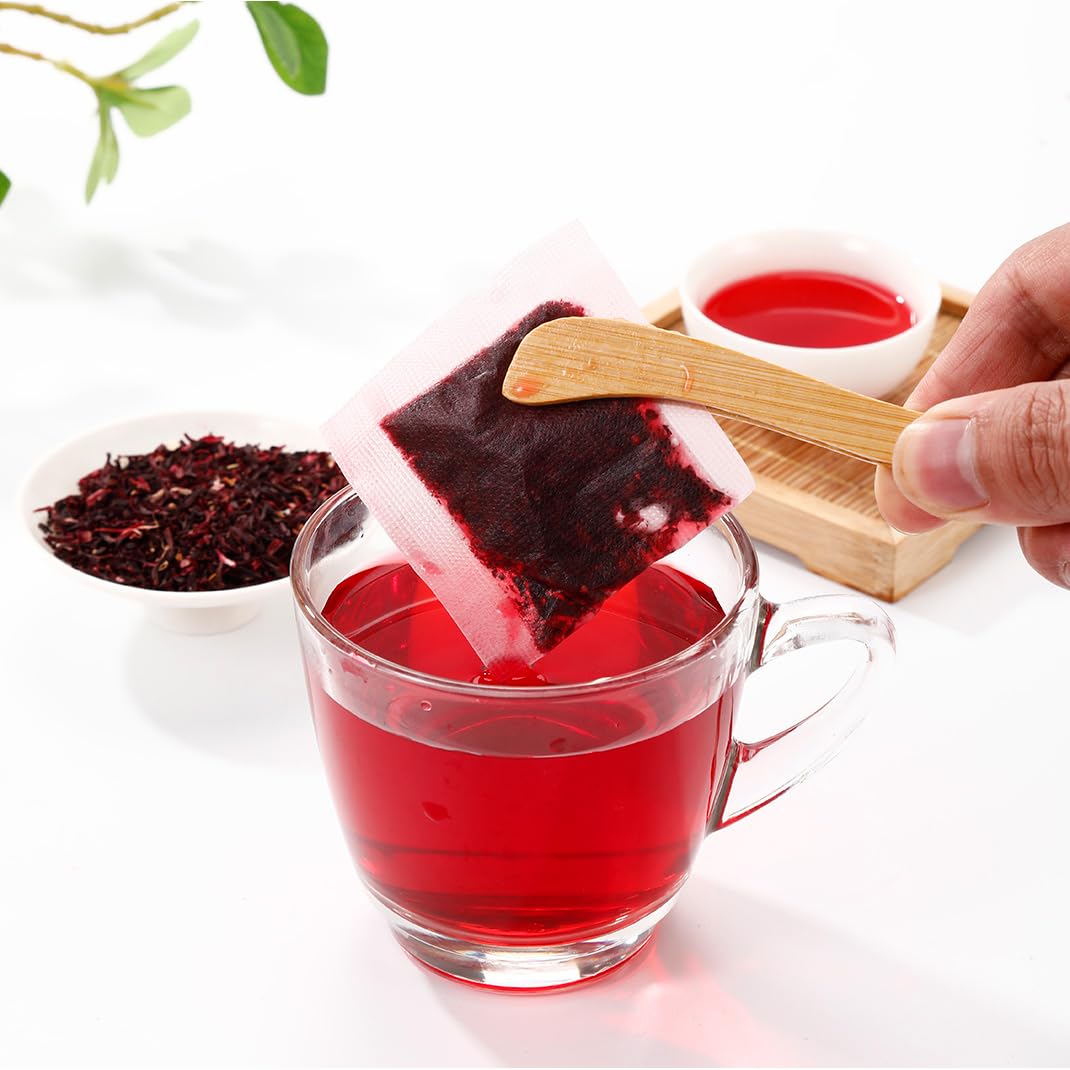 Premium Hibiscus Tea Bags,100 Tea Bags/7.06 Oz,100% Pure Dried Hibiscus Flower,Natural & No Additives,Caffeine Free.-Ultra Herb Tea