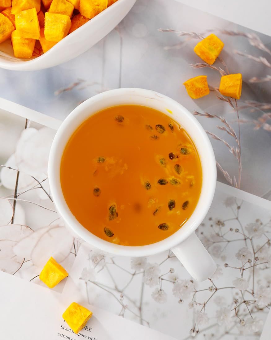 Premium Freeze Dried Passion Fruit 7 Oz/199g,Frozen Passion Fruit Tea,100% Natural & No Additives.-Ultra Herb Tea