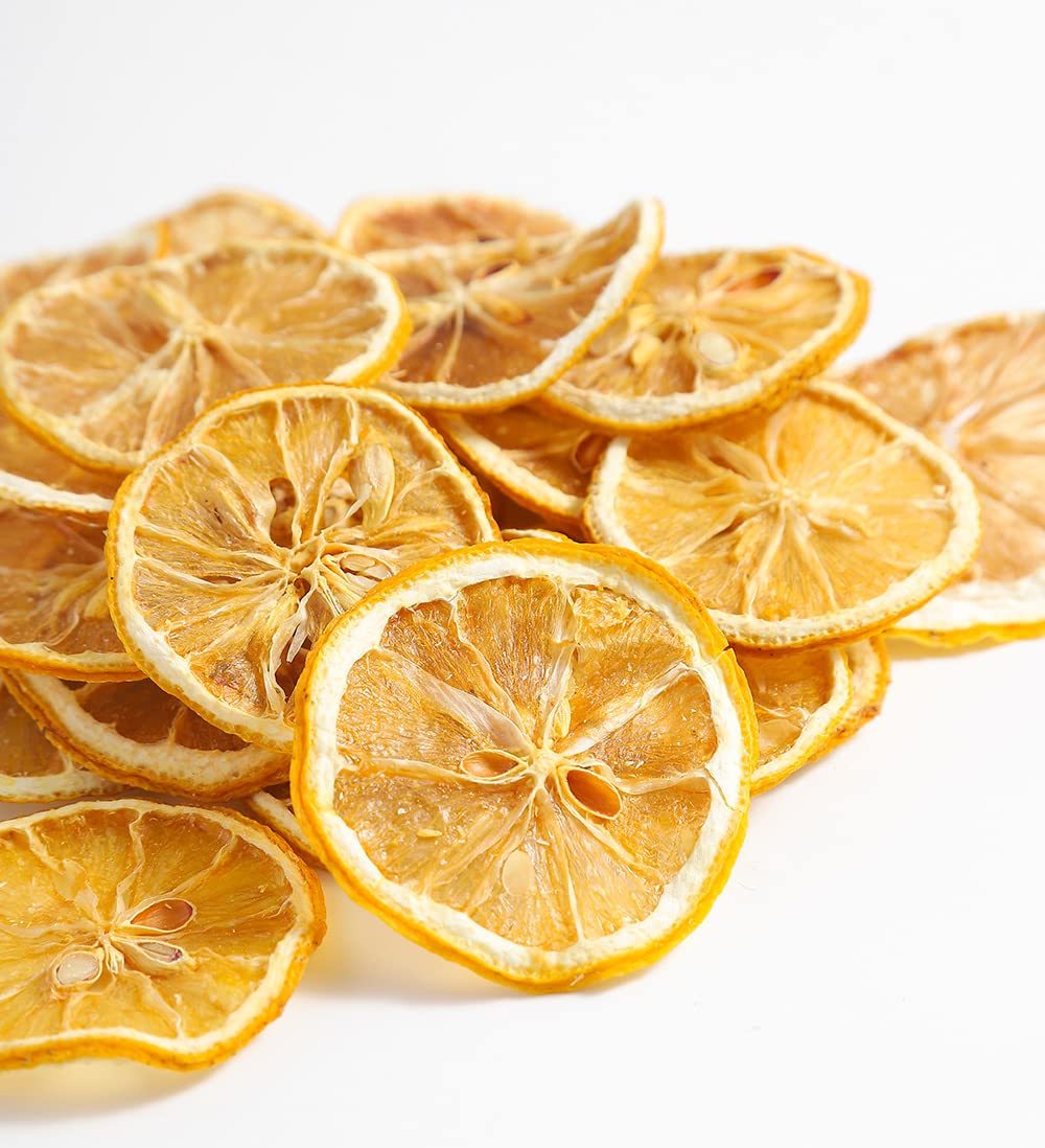 Premium Dried Lemon Slices 3 Oz/85g,Dehydrated Dry Lemon.100% Natural & No Additives,No Sugar Added.-Ultra Herb Tea