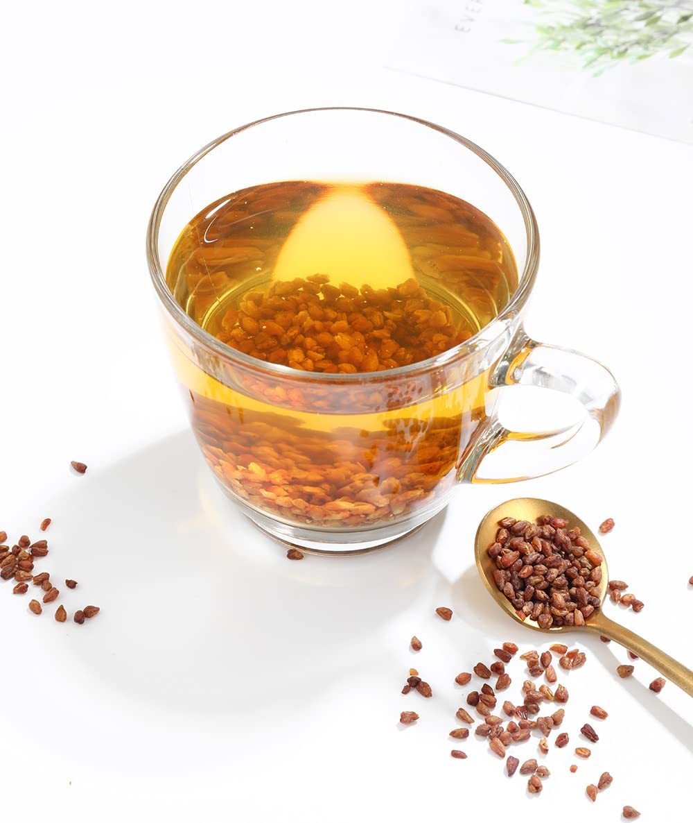 Premium Himalayan Tartary Buckwheat Tea,16Oz/453g,Black Roasted Buckwheat ,100%Natural & Caffeine Free,Aromatic.-Ultra Herb Tea