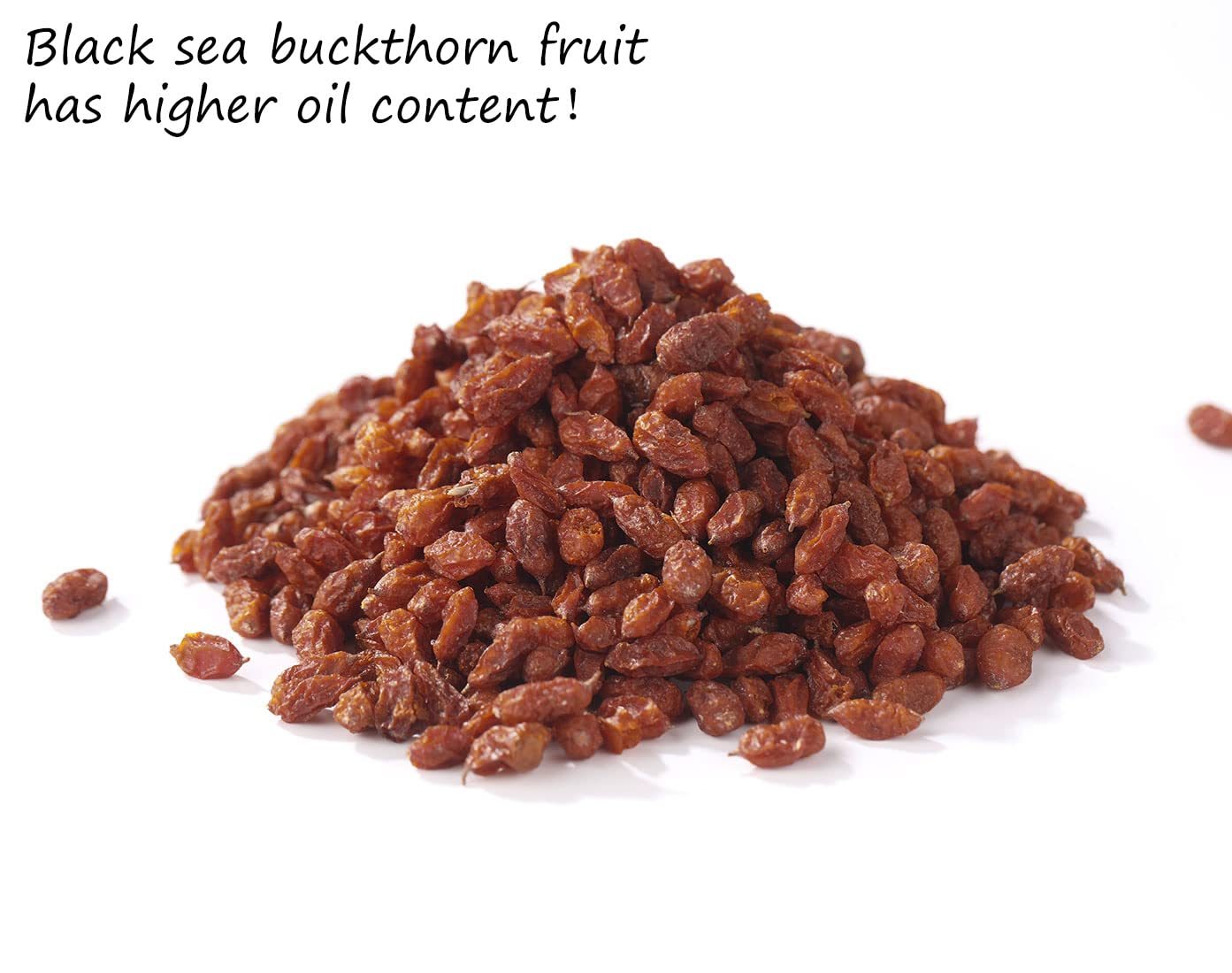Premium Dried Sea Buckthorn Berries 8 Oz/227g.Natural & No Additives Sea Buckthorn Tea,Hand Picked Whole Berry Fruit.-Ultra Herb Tea
