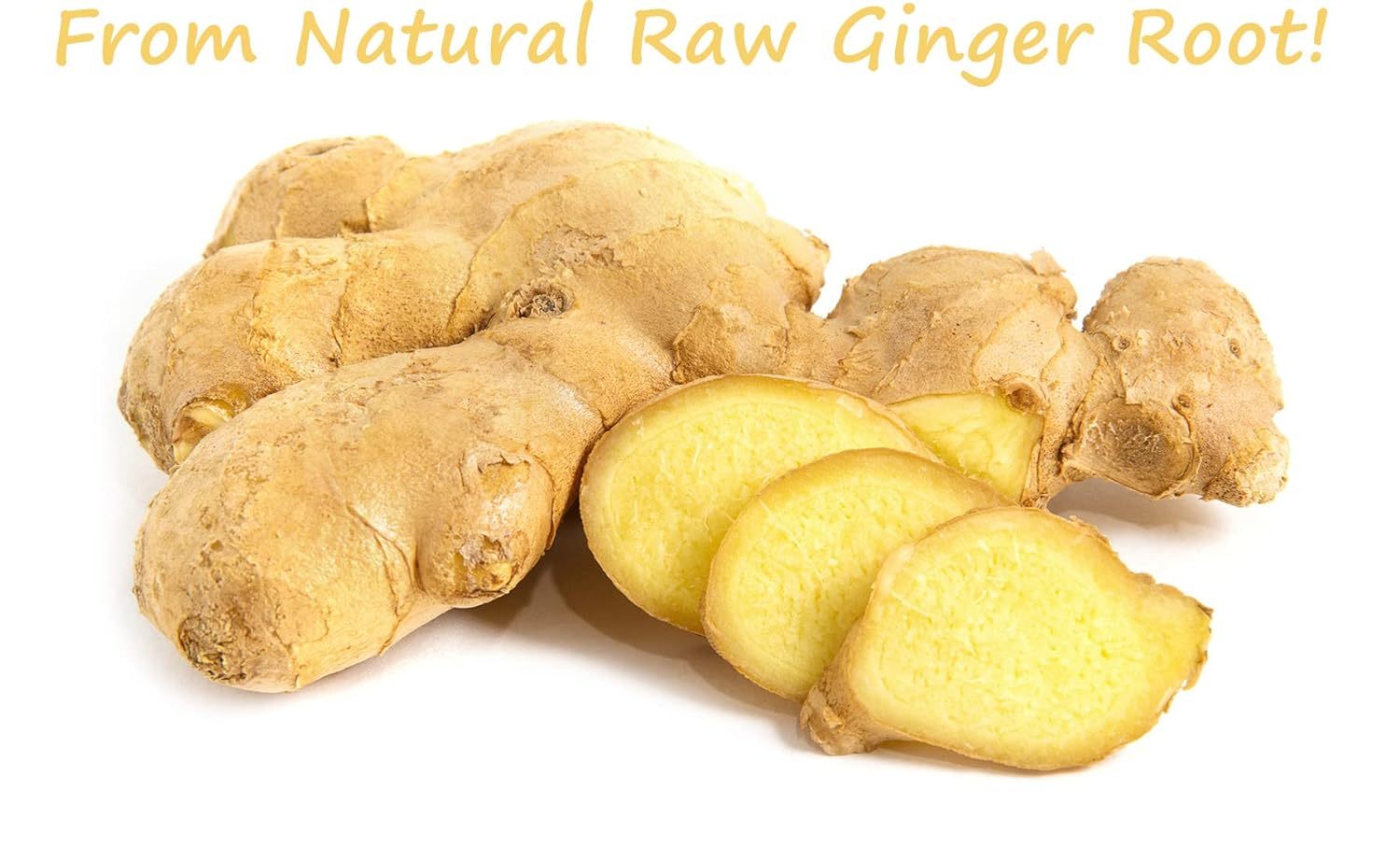 Premium Ginger Root 1Lb/453g,No Sugar Added.Featured Dried Ginger Root Slices,Cut and Sifted 100% Natural & No Additives.-Ultra Herb Tea