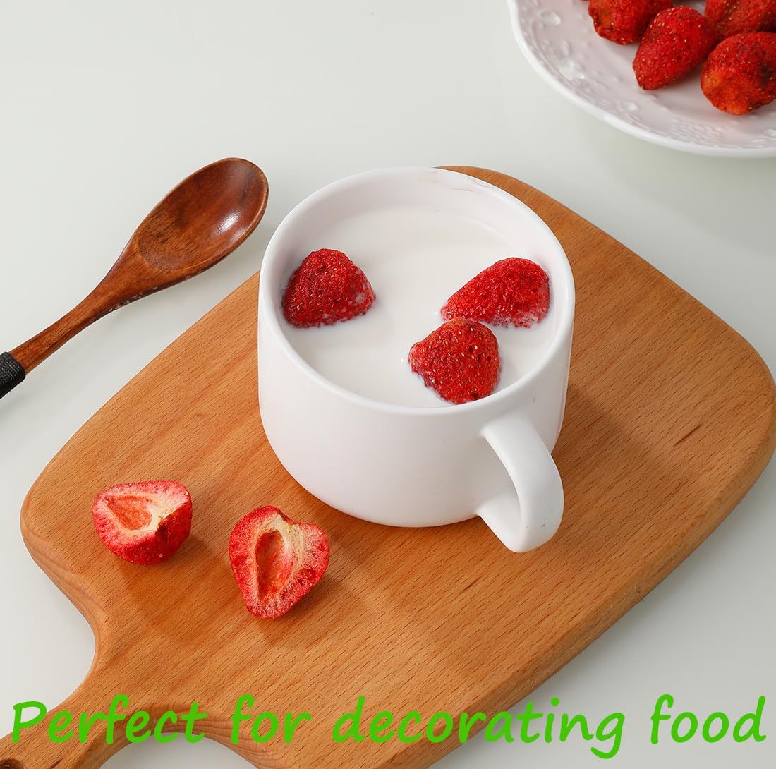 Premium Freeze Dried Strawberries 4 Oz/114g,Whole Big Frozen Dried strawberry,100% Natural,No Additives .-Ultra Herb Tea