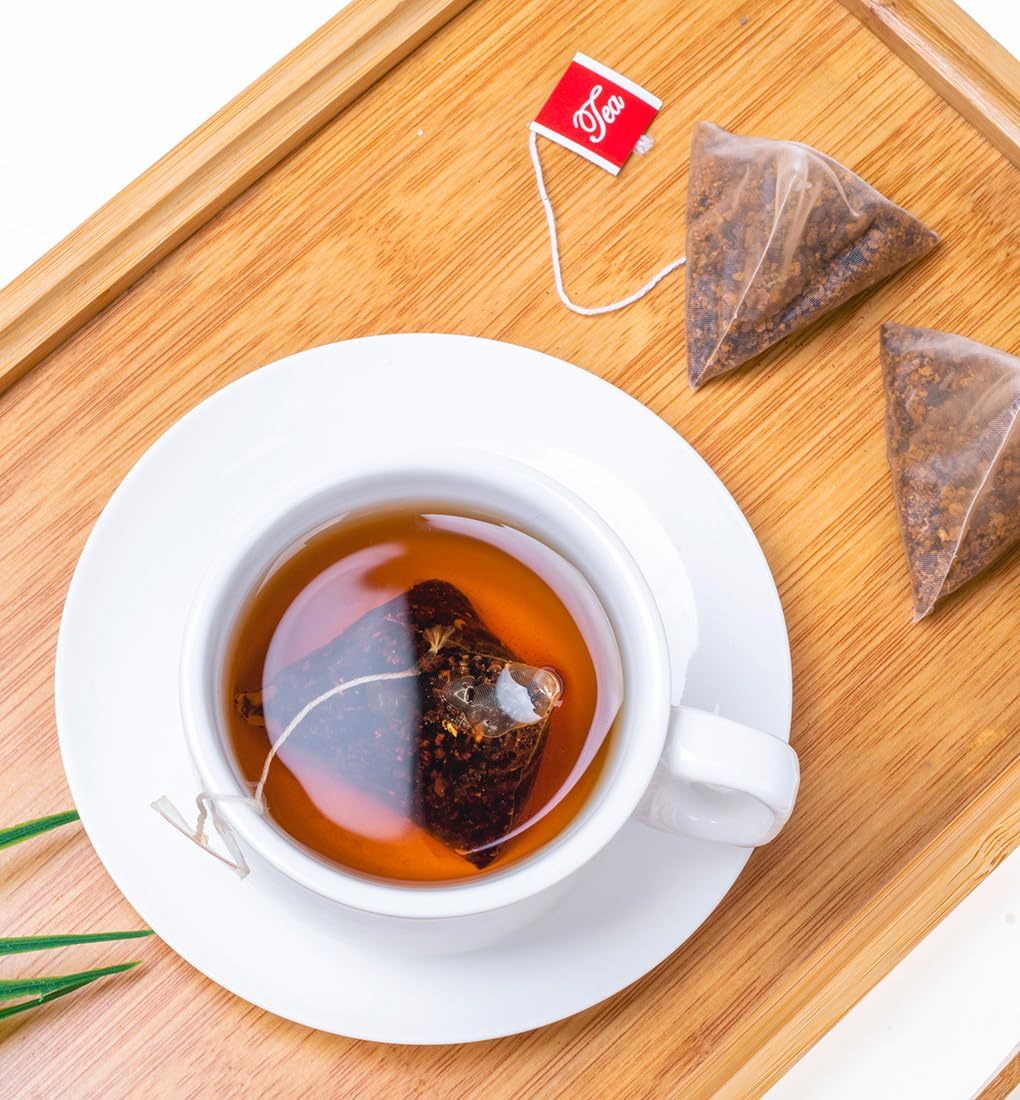 Premium 60 Chaga Tea Bags,100% Pure Siberian Wild Harvest Chaga Mushroom,No Additives,Caffeine Free.-Ultra Herb Tea