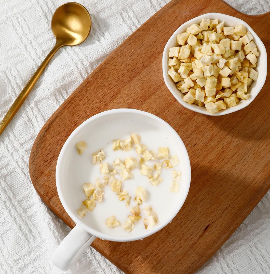 Premium Dried Diced Apples,10 Oz /283g,1 Ingredient Made with 100% Natural Apple, No Sugar Added Dehydrated Apple, No Additives & No Flavoring.-Ultra Herb Tea