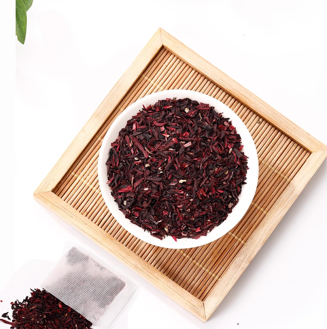 Premium Hibiscus Tea Bags,100 Tea Bags/7.06 Oz,100% Pure Dried Hibiscus Flower,Natural & No Additives,Caffeine Free.-Ultra Herb Tea