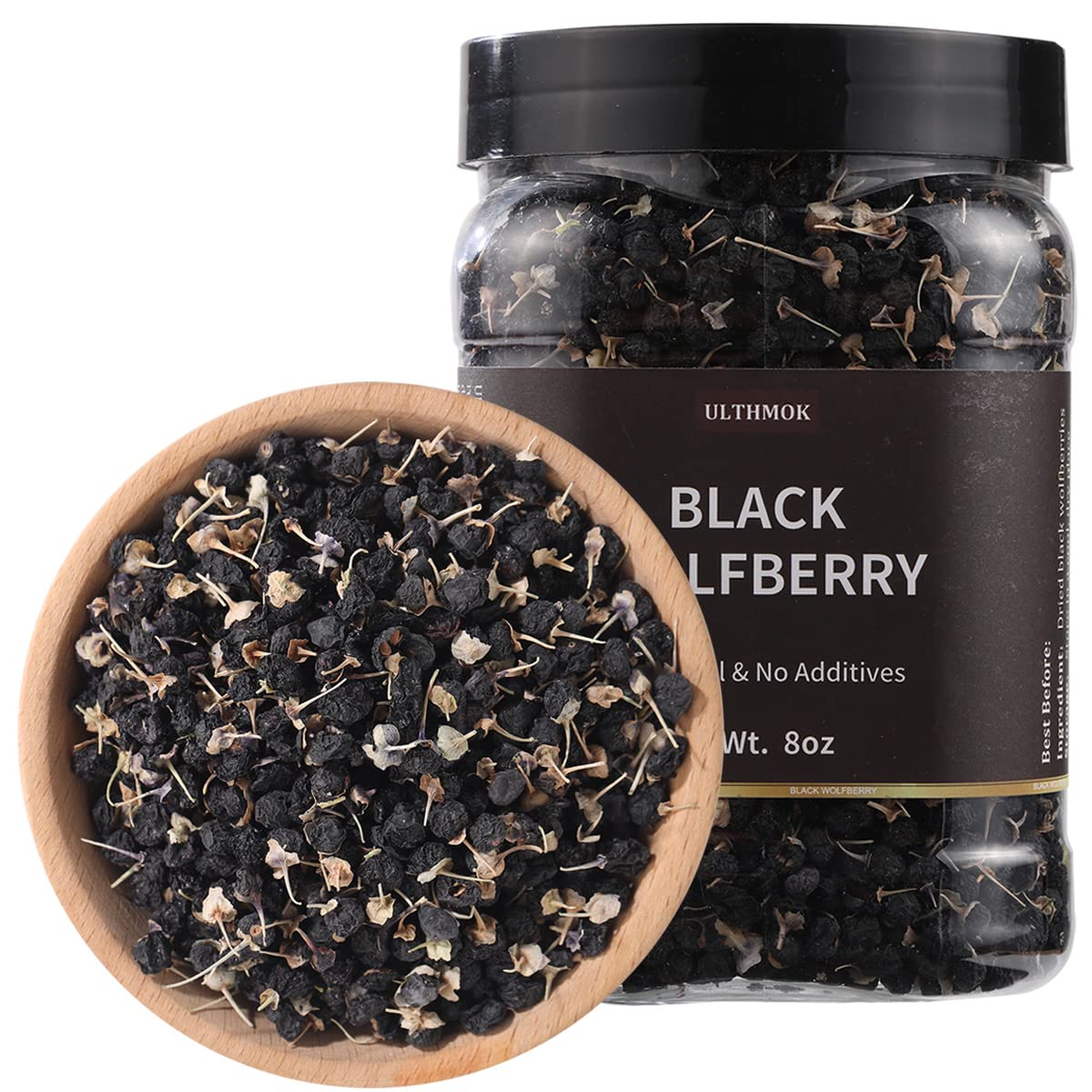 Premium Dried Black Goji Wolfberry tea-8Oz/227g,100% Natural  & No Additives Goji Berry.-Ultra Herb Tea