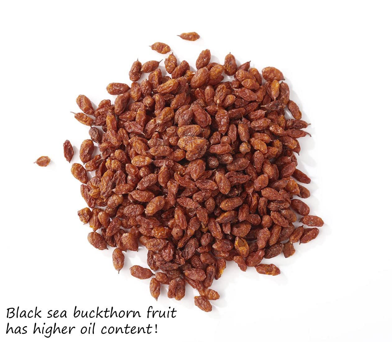 Premium Dried Sea Buckthorn Berries 8 Oz/227g.Natural & No Additives Sea Buckthorn Tea,Hand Picked Whole Berry Fruit.-Ultra Herb Tea