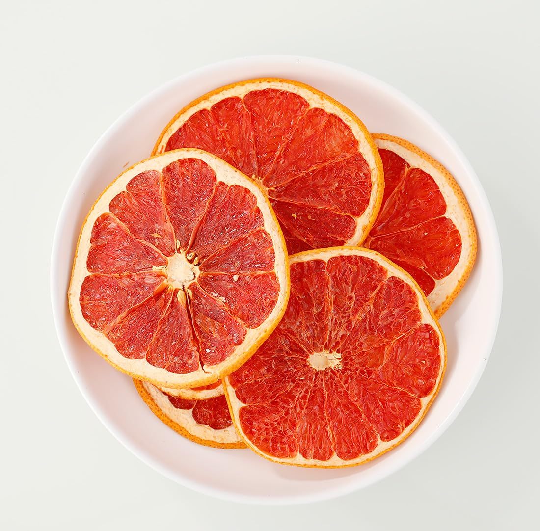 Premium Dried Grapefruit Slices 3.5 Oz/100g,Dehydrated Grapefruit,100% Natural,No Additives & No Sugar Added.-Ultra Herb Tea
