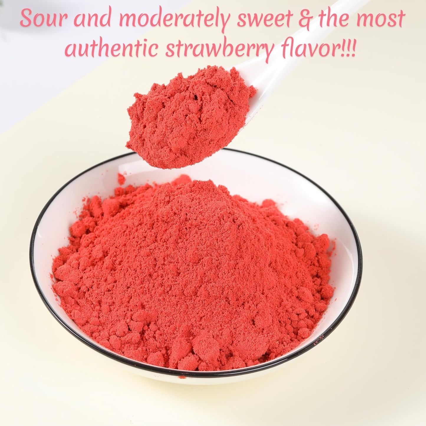 Premium Freeze Dried Strawberry Powder 1LB /453g, 1 Ingredient,No Sugar Added,100% Natural Strawberry Powder for Baking,No Additives.-Ultra Herb Tea