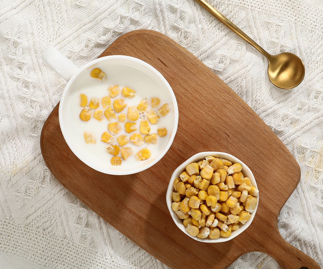 Premium Freeze Dried Sweet Corn 7 Oz/199g,1 Ingredient, No Sugar Added. Frozen Dehydrated Corn, 100% Natural & Gluten Free & No Additives.