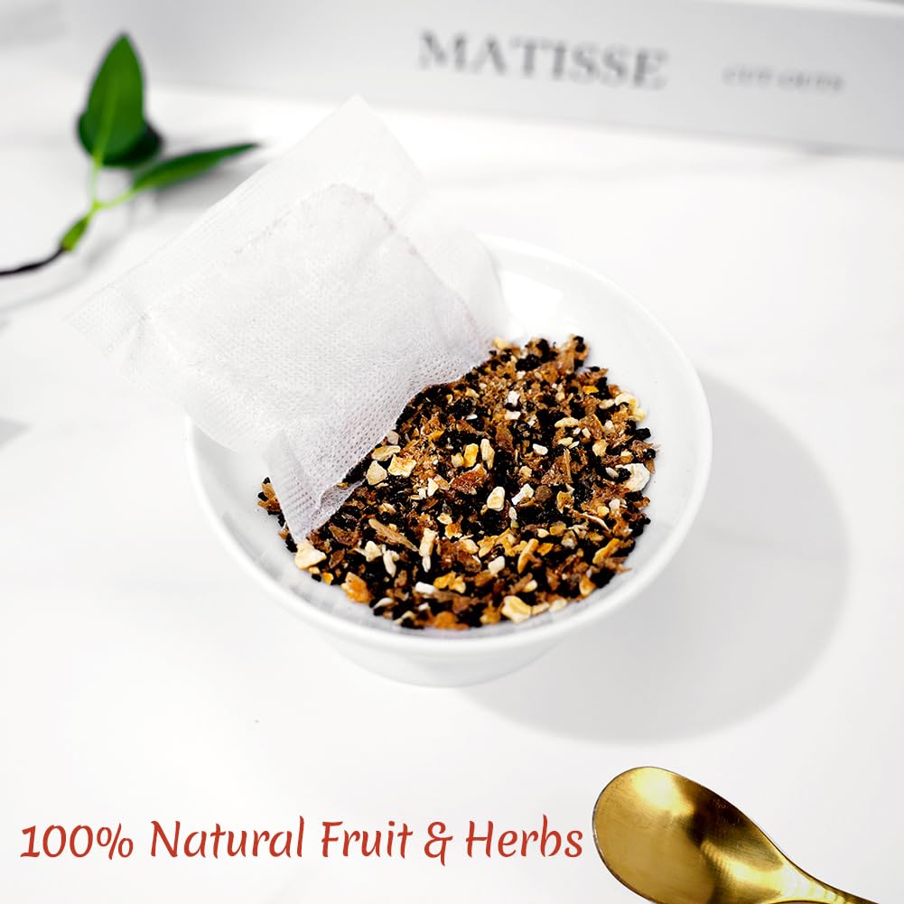 Premium 50 Grapefruit Hot Cinnamon Black Fruit Tea Bags, Made with 100% Natural Fruit & Herbs, No Additives & Caffeine Free.