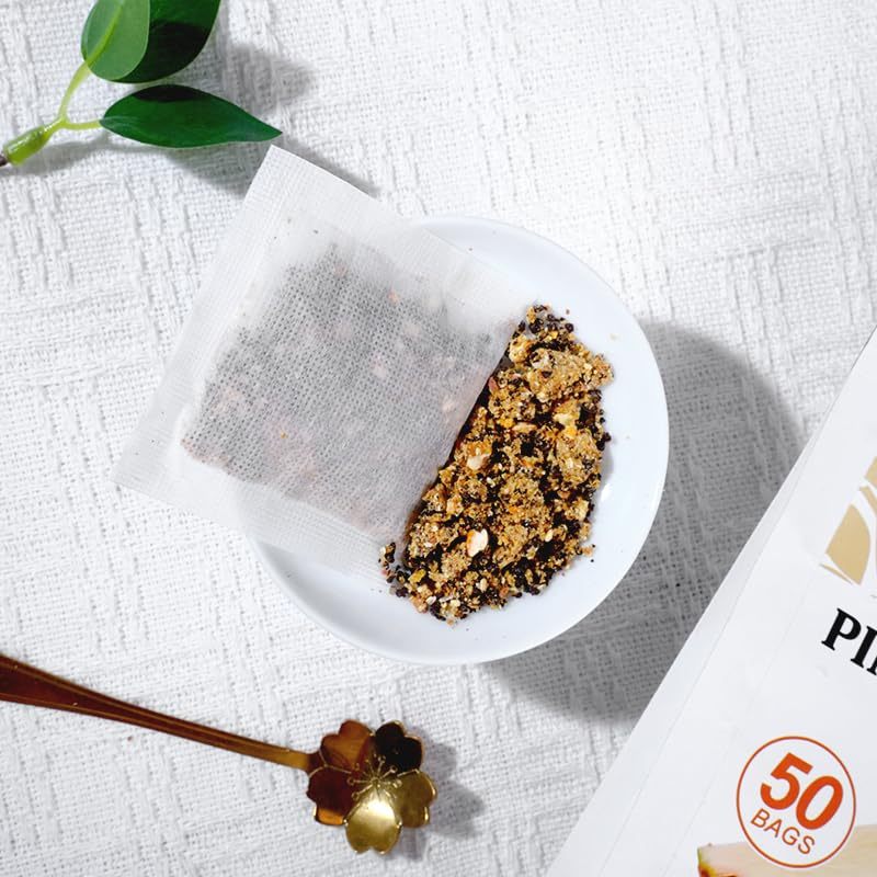 Premium 50 Oranges Hot Cinnamon Black Fruit Tea Bags, Made with 100% Natural Fruit & Herbs, No Additives & Caffeine Free.