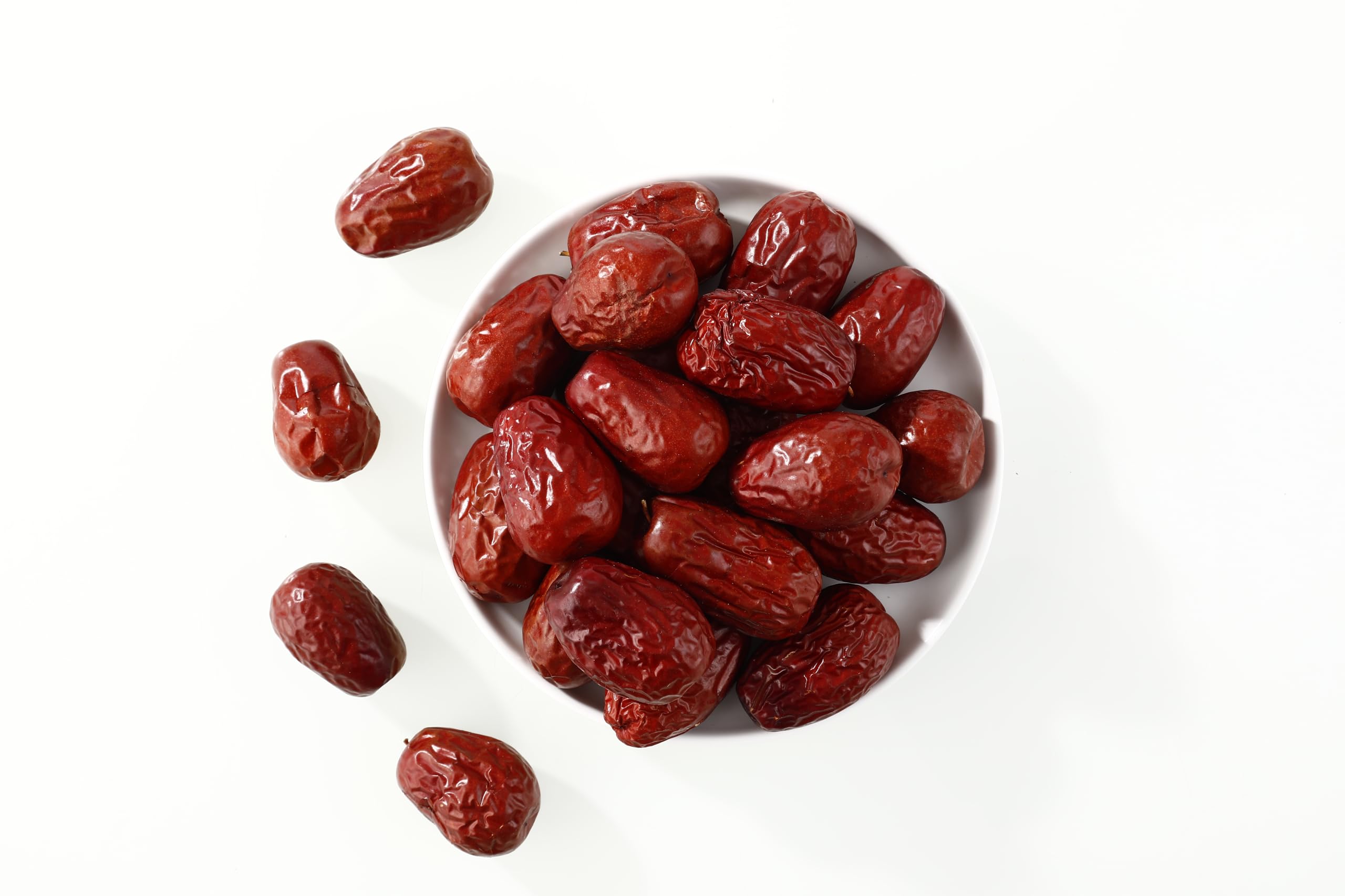 Premium Big Jujube Red Dates 1LB (453g), Seleted Dried Fruit, Big & Delicious, 100% Natural 红枣.