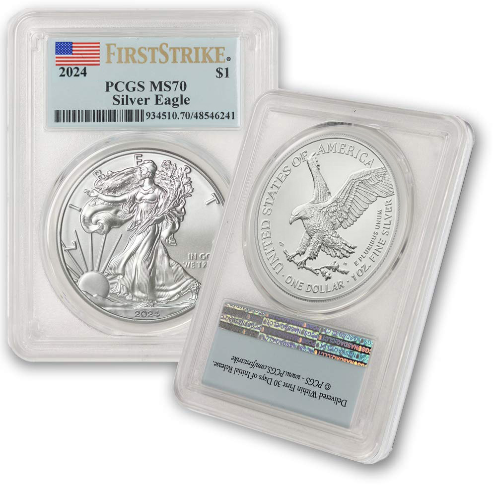 2020-2024 American Silver Eagle Coins Bu