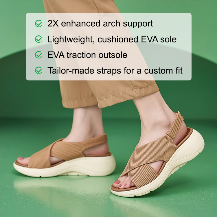 Sports sandals with arch support