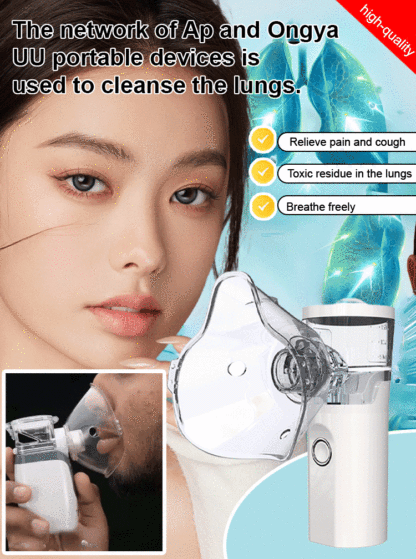 New portable nebulizer for clearing lungs