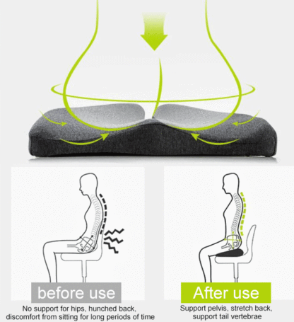 Breathable pressure-reducing waist and tail vertebra chair cushion ​