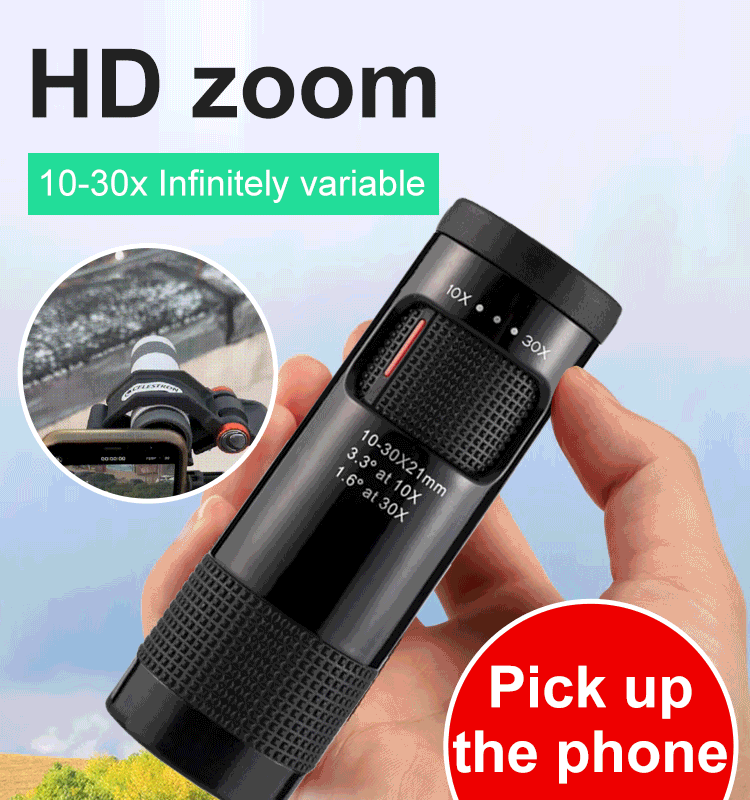 Mobile Monocular Dual-use Zoom Telescope