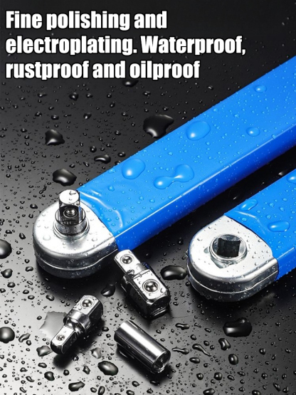 Multifunctional extension wrench with ratchet