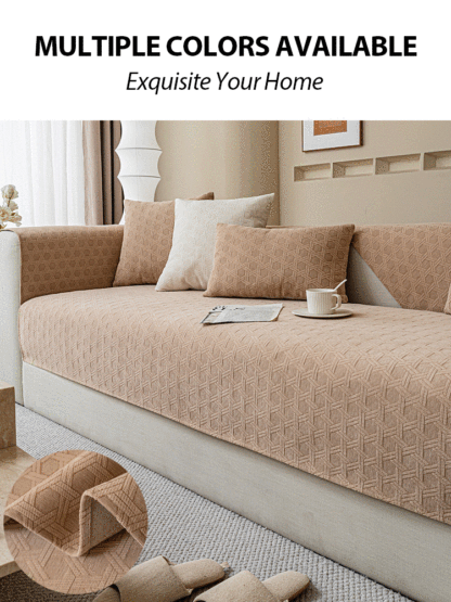 Chenille Jacquard Fabric Dustproof Waterproof Oilproof Sofa Cover