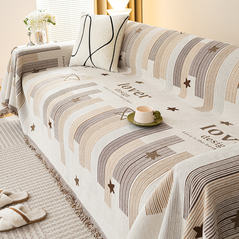 Reversible Chenille Sofa Cover