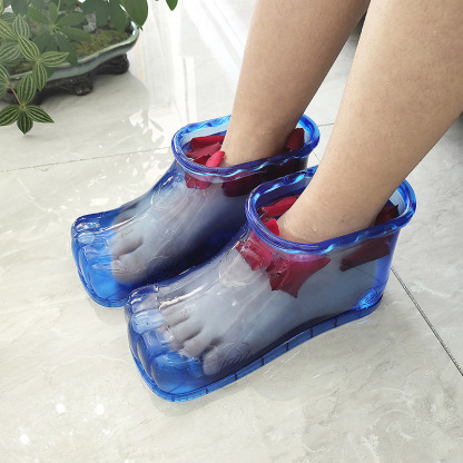 Magnetic massage foot shoes