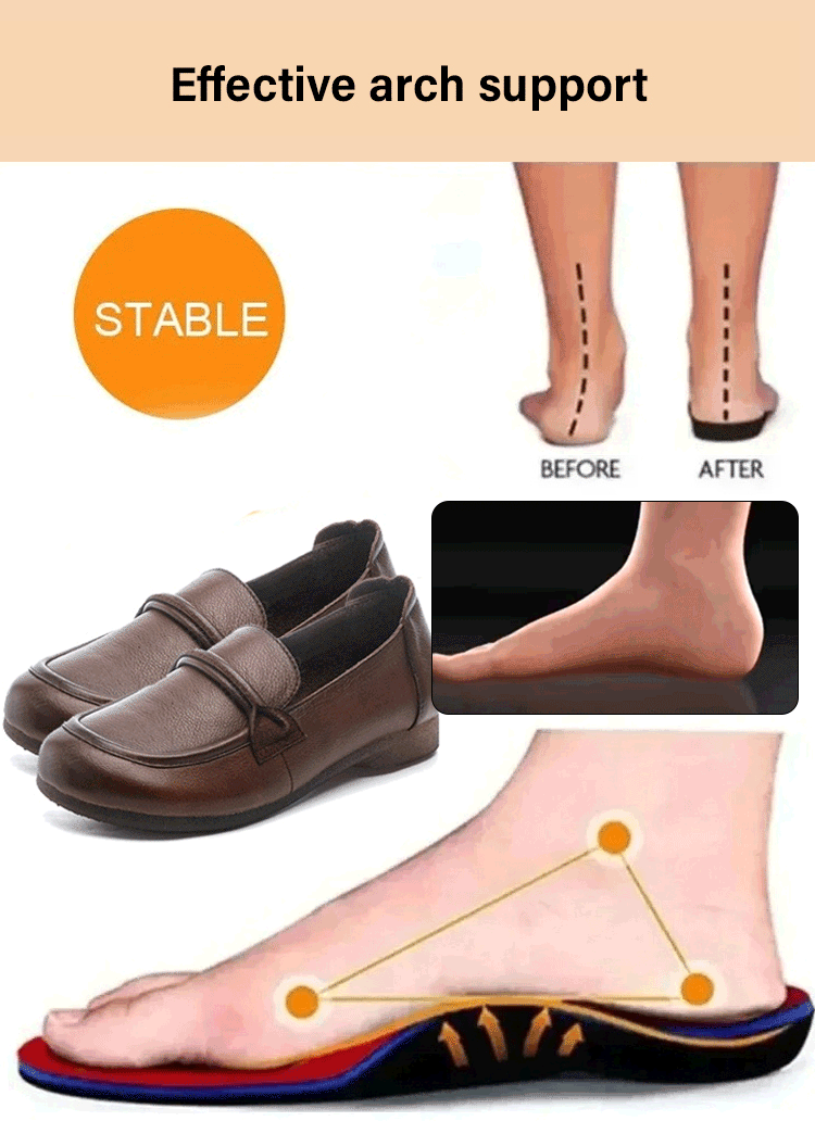 [Swollen Feet Customized] Calfskin Mom Shoes