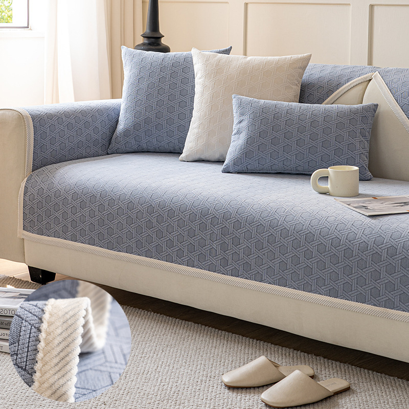 Chenille Jacquard Fabric Dustproof Waterproof Oilproof Sofa Cover