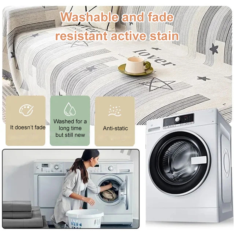 Reversible Chenille Sofa Cover